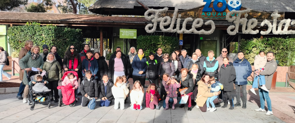 La AVT celebra una jornada de ocio familiar en el Zoo Aquarium de Madrid